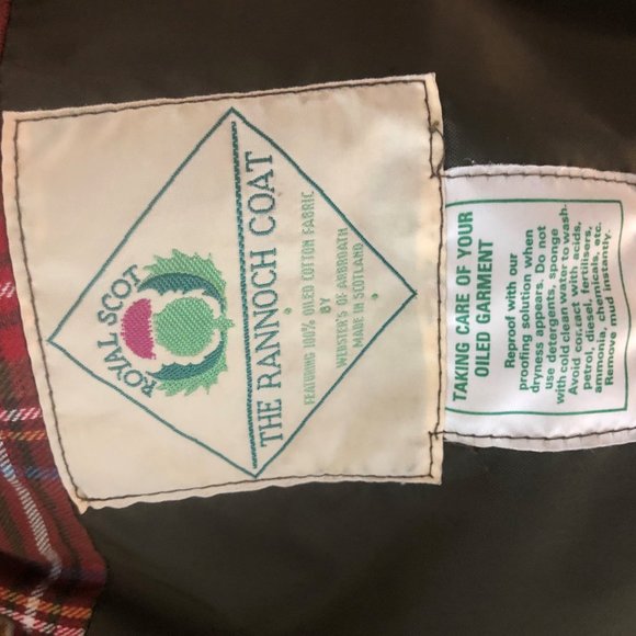 Royal Scot Wax-Cotton Trench/Rain coat - Picture 6 of 6